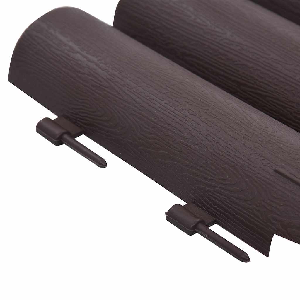 Bordature per Prato 36 pz Marrone 10 m in PP
