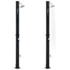 Doccia ad Energia Solare Nera 220 cm 20 L