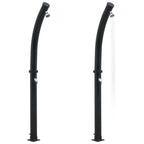 Doccia Solare da Esterno Nera 214 cm 20 L