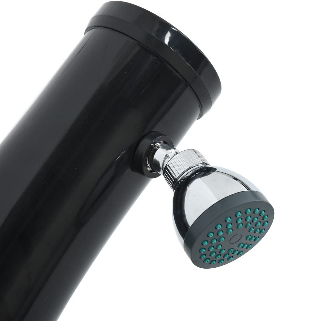 Doccia Solare da Esterno Nera 214 cm 20 L