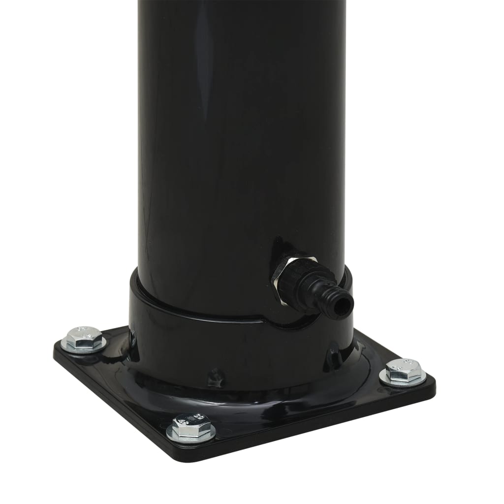Doccia Solare da Esterno Nera 214 cm 20 L
