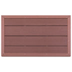 Pedana per Doccia Solare in WPC Marrone 101x63x5,5 cm