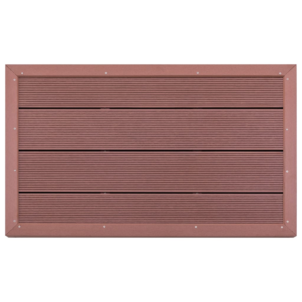 Pedana per Doccia Solare in WPC Marrone 101x63x5,5 cm