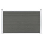 Pannello di Recinzione in WPC 180x105 cm Grigio