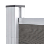 Pannello di Recinzione in WPC 180x105 cm Grigio
