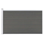 Pannello di Recinzione in WPC 175x105 cm Grigio