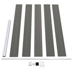 Pannello di Recinzione in WPC 175x105 cm Grigio
