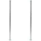 Pali per Recinzione 2 pz in Alluminio 185 cm