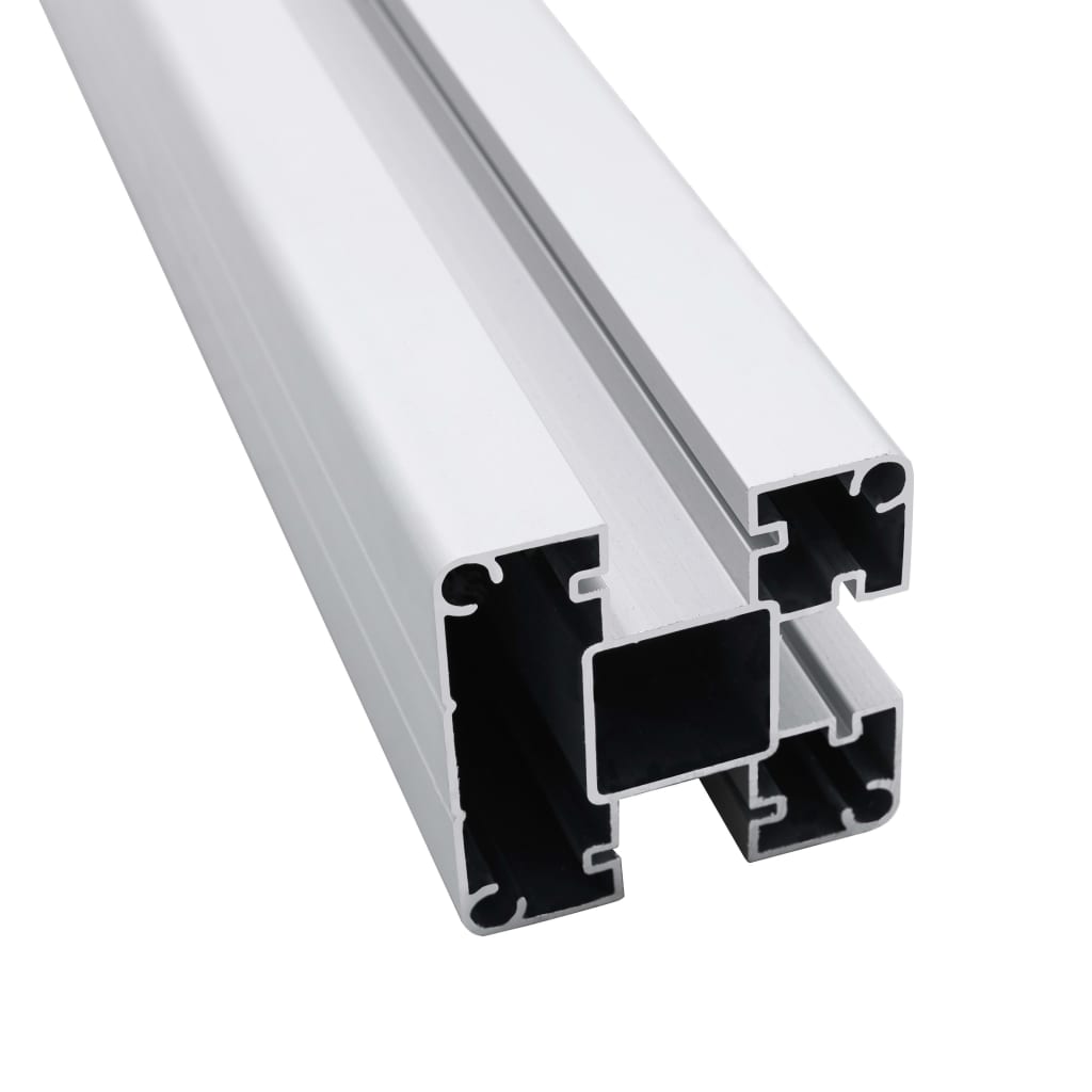 Pali per Recinzione 3 pz in Alluminio 185 cm
