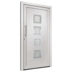 Porta d'Ingresso Bianca 98x208 cm in PVC