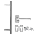 Porta d'Ingresso Antracite 108x208 cm PVC Isolante