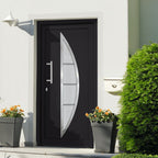 Porta d'Ingresso Antracite 98x190 cm PVC Isolante