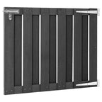 Cancello da Giardino in WPC 100x80 cm Grigio