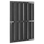 Cancello da Giardino in WPC 100x150 cm Grigio