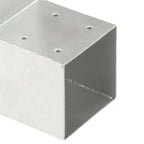 Connettore per Pali a Forma di L in Metallo Zincato 71x71 mm