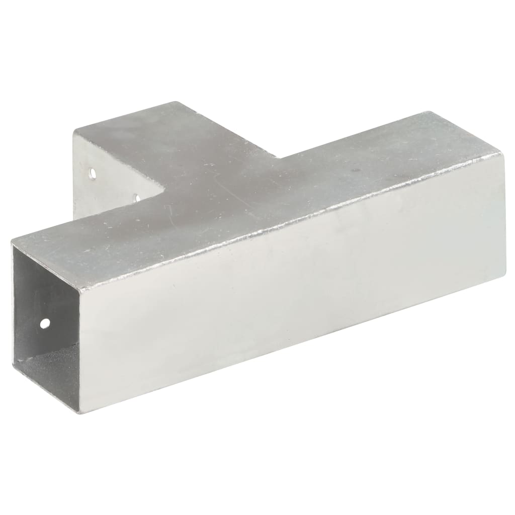 Connettore per Pali a Forma di T in Metallo Zincato 71x71 mm