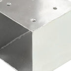 Connettore a T in Metallo Zincato 81x81 mm