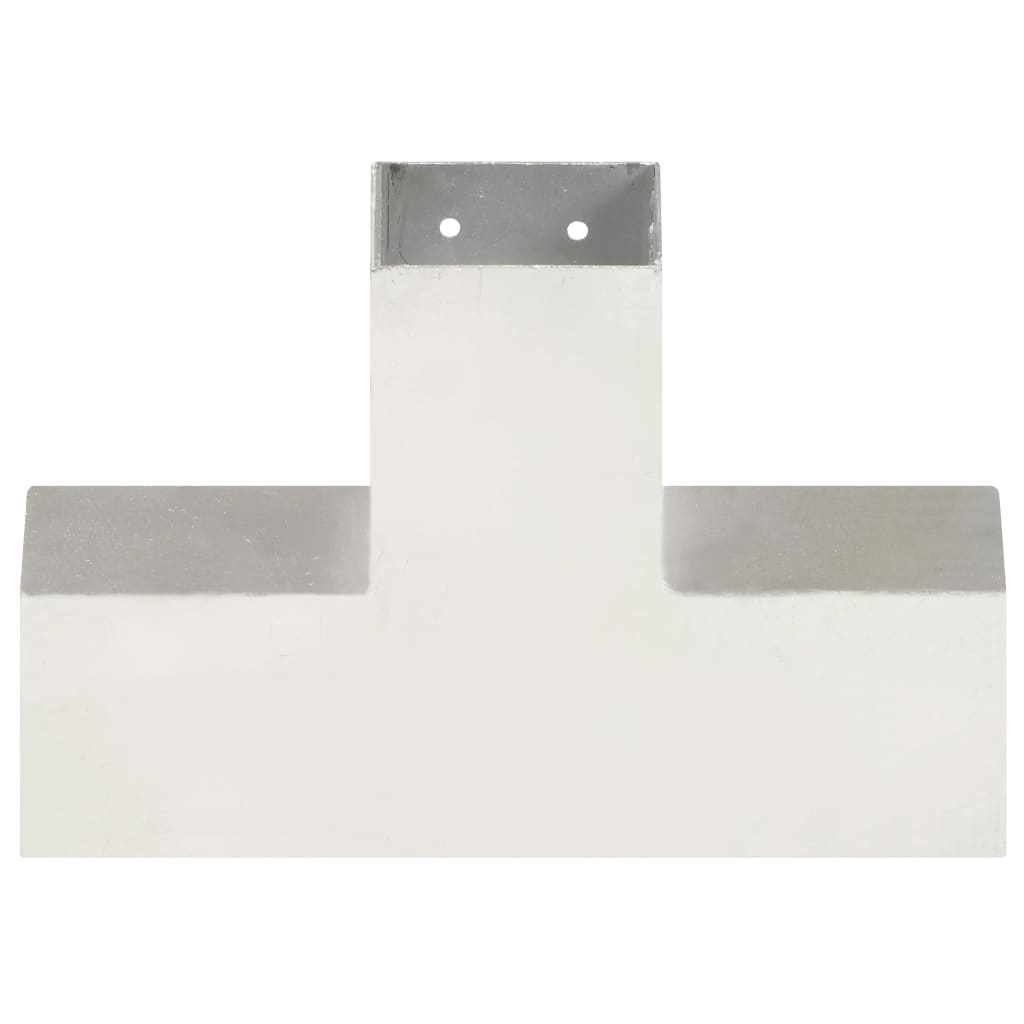 Connettore per Pali a Forma di X in Metallo Zincato 81x81 mm