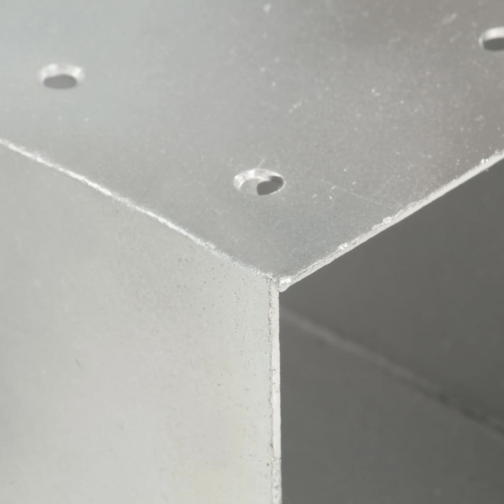 Connettore per Pali a Forma di X in Metallo Zincato 81x81 mm