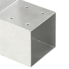 Connettore per Pali a Forma di L in Metallo Zincato 91x91 mm