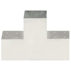 Connettore per Pali a Forma di T in Metallo Zincato 101x101 mm