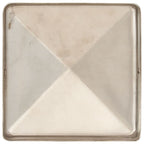 Tappi per Pali a Piramide 6 pz in Acciaio Inox 71x71 mm
