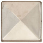 Tappi per Pali a Piramide 6 pz Acciaio Inox 81x81 mm