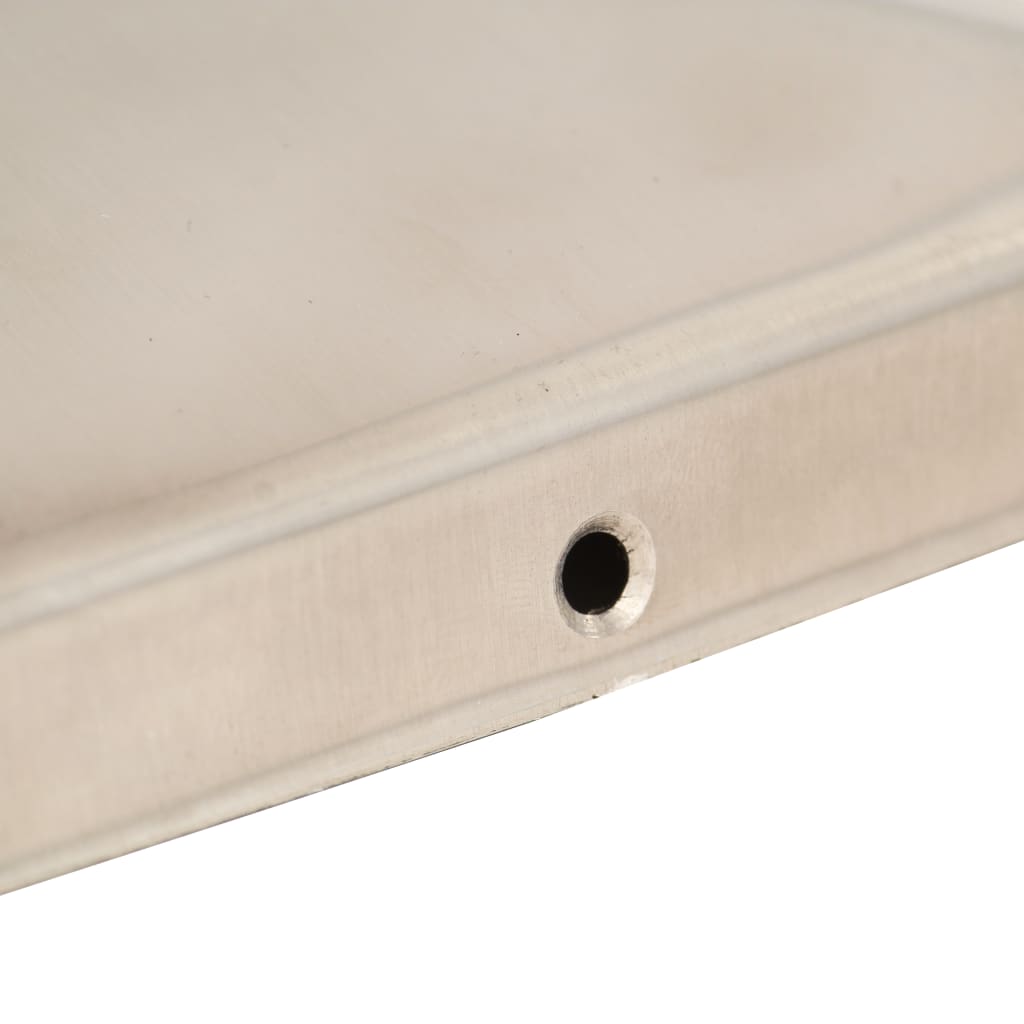 Tappi per Pali a Piramide 6 pz Acciaio Inox 81x81 mm