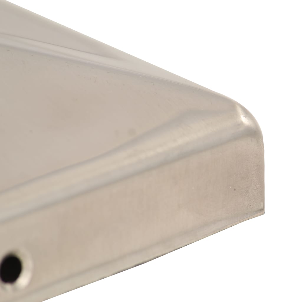 Tappi per Pali a Piramide 6 pz Acciaio Inox 81x81 mm