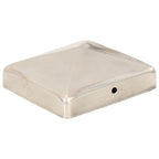 Tappi per Pali a Piramide 6 pz in Acciaio Inox 91x91 mm