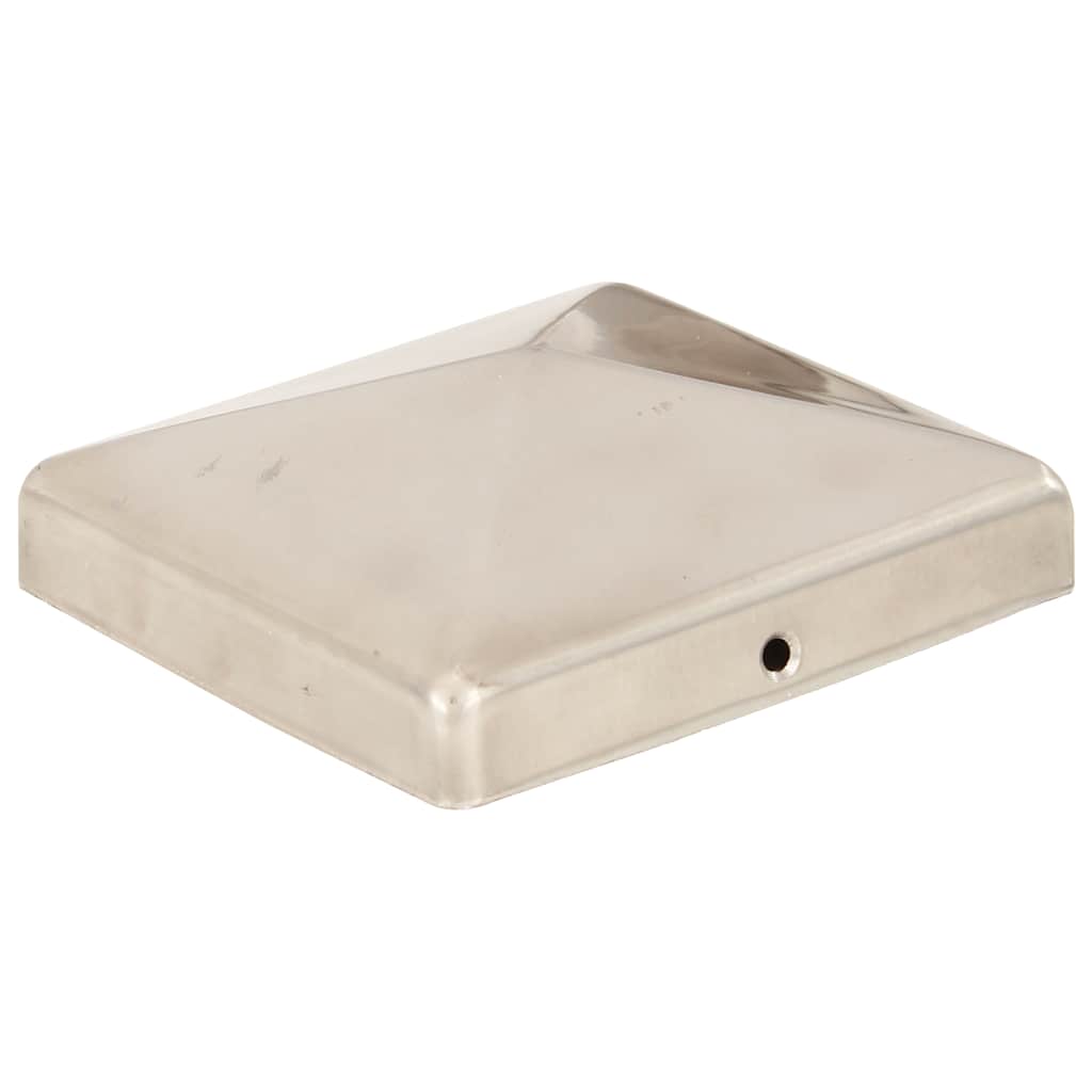 Tappi per Pali a Piramide 6 pz in Acciaio Inox 101x101 mm