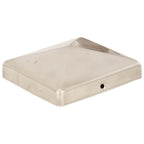 Tappi per Pali a Piramide 6 pz in Acciaio Inox 101x101 mm