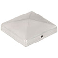 Tappi per Pali a Piramide 6 pz in Metallo Zincato 101x101 mm