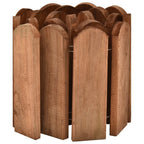 Rotolo di Bordura Marrone 120cm in Legno di Pino Impregnato