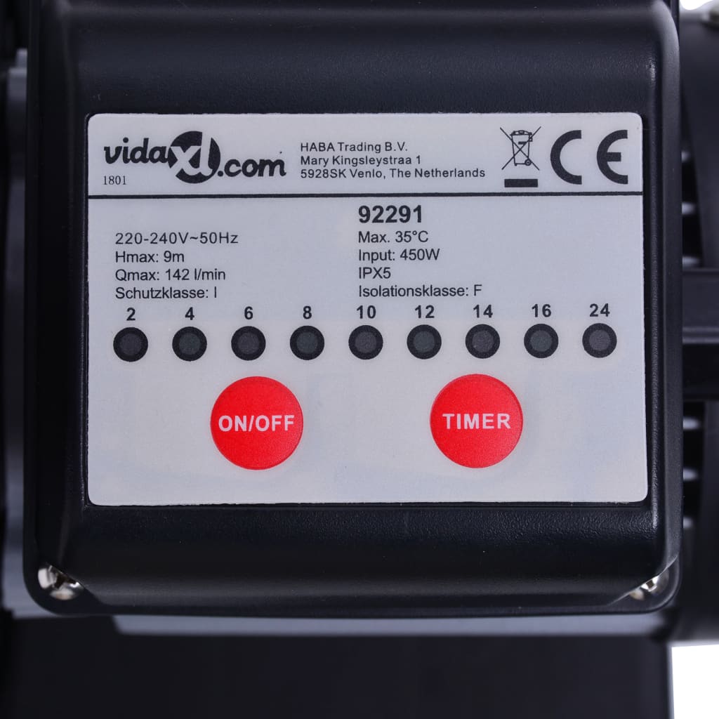 Pompa con Filtro a Sabbia Timer 450 W 25 L