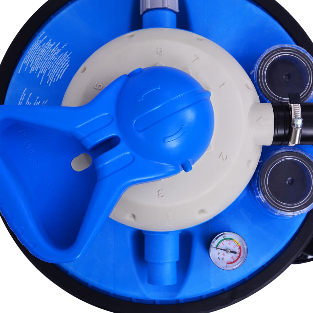 Pompa con Filtro a Sabbia Timer 550 W 50 L per Piscine Fuori Terra