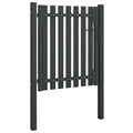 Cancello per Recinzione da Giardino in Acciaio 100x100 cm Antracite
