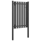 Cancello per Recinzione da Giardino in Acciaio 100x150 cm Antracite