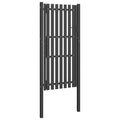 Cancello per Recinzione da Giardino in Acciaio 100x200 cm Antracite
