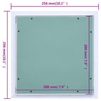 Pannello di Accesso in Alluminio e Cartongesso 200x200mm
