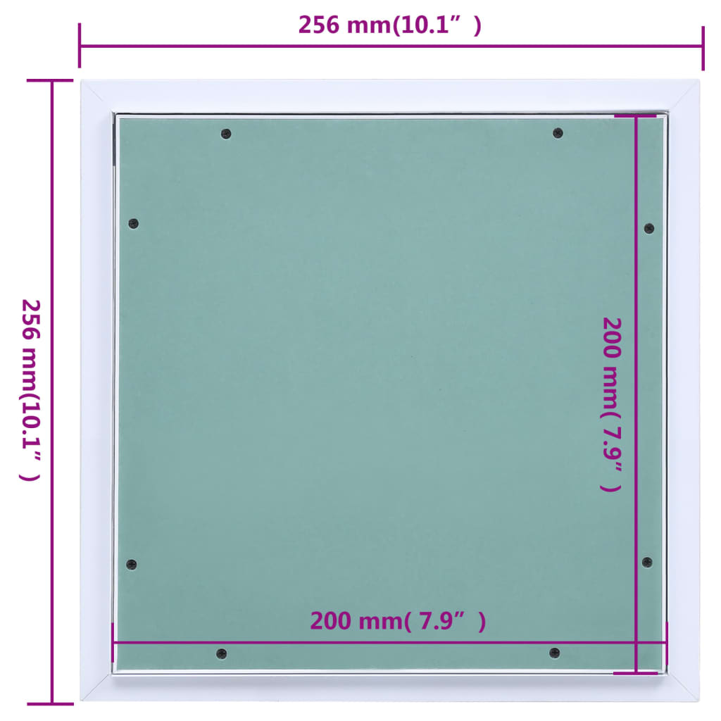 Pannello di Accesso in Alluminio e Cartongesso 200x200mm