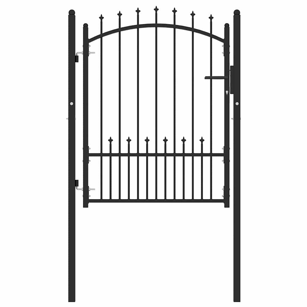 Cancello della recinzione EMMEN con punte 100 x 125 cm