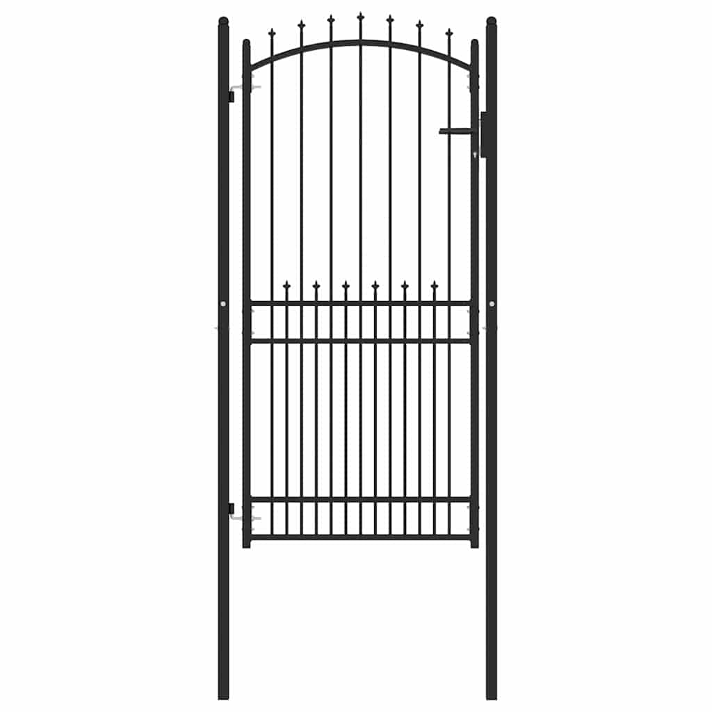 Cancello della recinzione EMMEN con punte 100 x 200 cm