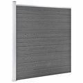 Pannello di Recinzione in WPC 1218x186 cm Grigio