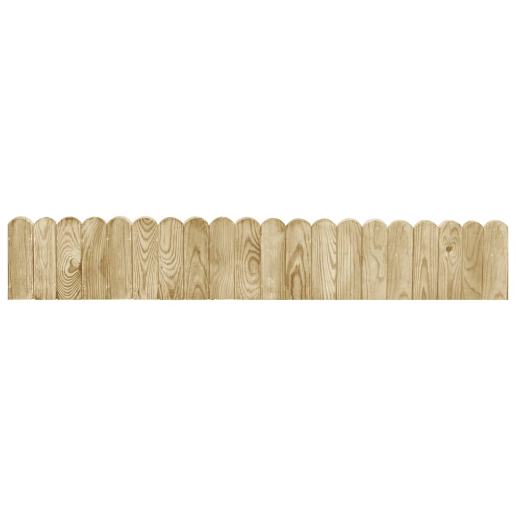 Rotoli di Bordura in Legno di Pino Impregnato 120 cm - Confezione 3 pz