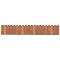Rotoli di Bordura in Legno di Pino Impregnato 120 cm - 2 Pezzi