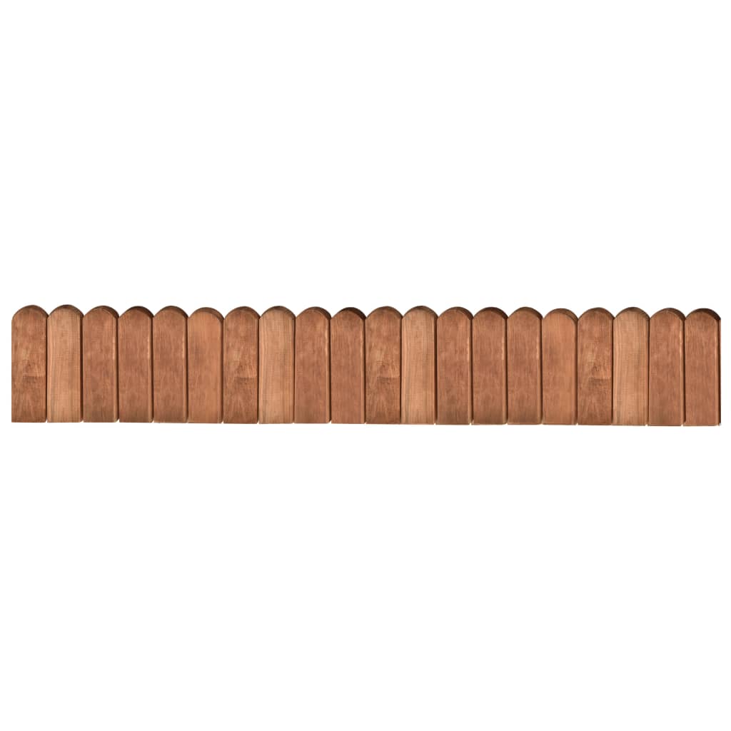 Rotoli di Bordura in Legno di Pino Impregnato 120 cm - 2 Pezzi