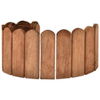 Rotoli di Bordura 3 pz 120 cm in Legno di Pino Impregnato