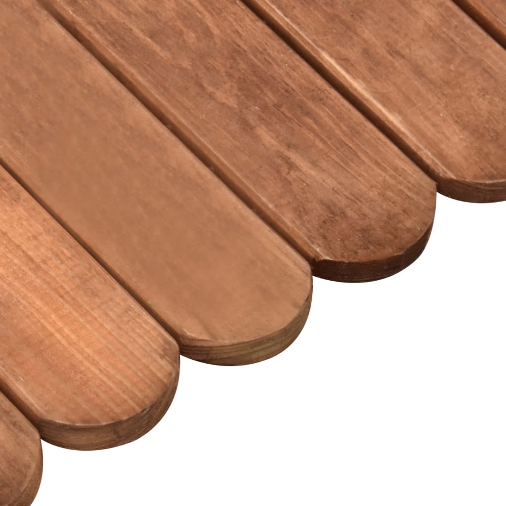 Rotoli di Bordura 3 pz 120 cm in Legno di Pino Impregnato