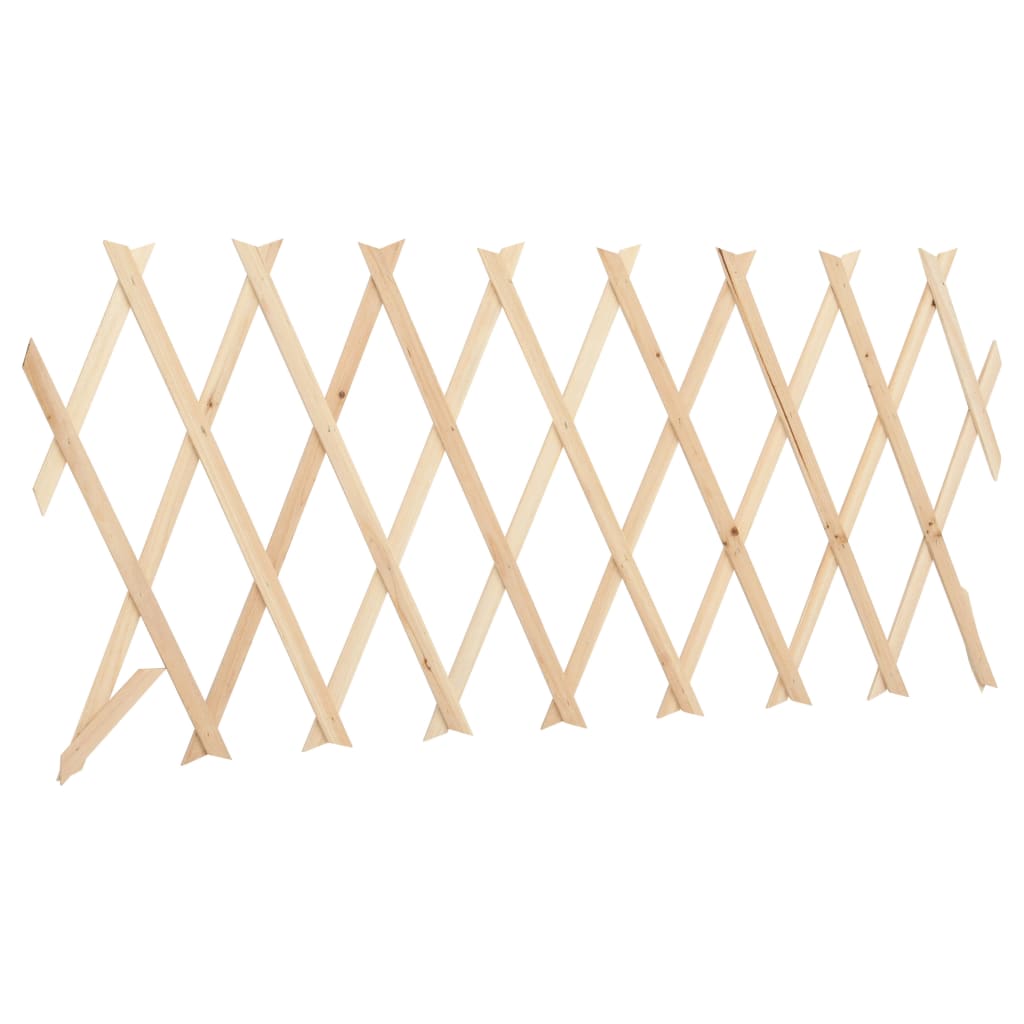 Recinzione a Traliccio in Legno di Abete 180x30 cm - Set 5 Pezzi